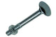 Mack 1017571 - houtbout + moer staal verzinkt7 st m6 x 50 mm | 5 stuks