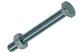 Mack 1017609 - tapbout + moer staal verzinkt 8 st m6 x 50 mm | 5 stuks