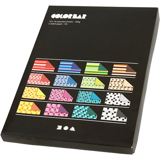 Https: www.cchobby.nl color-bar-papier-a4-vel-210x297-mm-100-gr-diverse-kleuren-16x10-vel-1-doos-25377