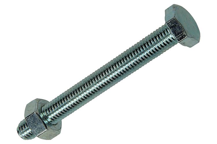 Afbeelding laden in galerijviewer, Mack 1017626 - tapbout + moer staal verzinkt 1 st m10 x 90 mm | 10 stuks

