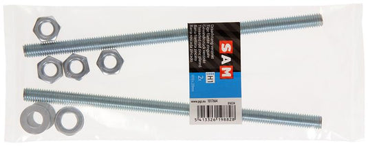 Mack 1017664 - draadeinde + sluitring + moer verz. 2st m10 x 200 mm | 5 stuks