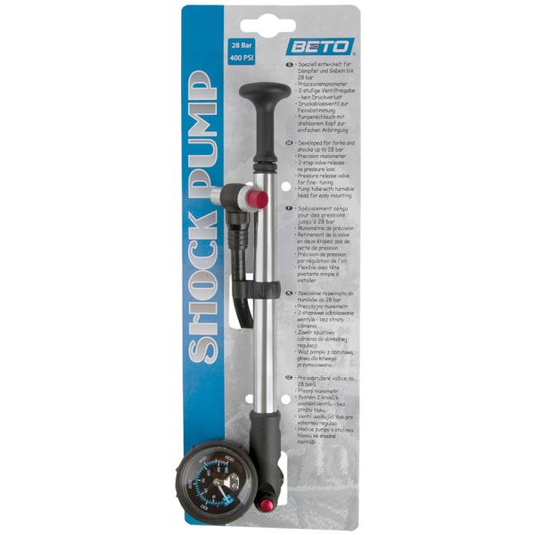 Load image into Gallery viewer, Voorvorkpomp Beto met manometer - aluminium
