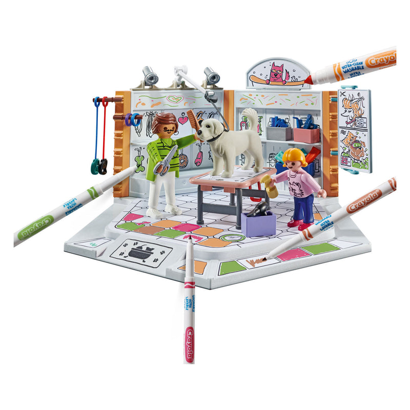Load image into Gallery viewer, Playmobil color hondensalon - 71514
