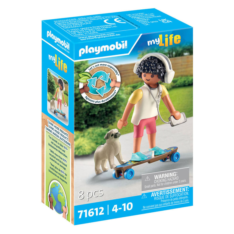 Load image into Gallery viewer, Playmobil my life jongen met hond - 71612
