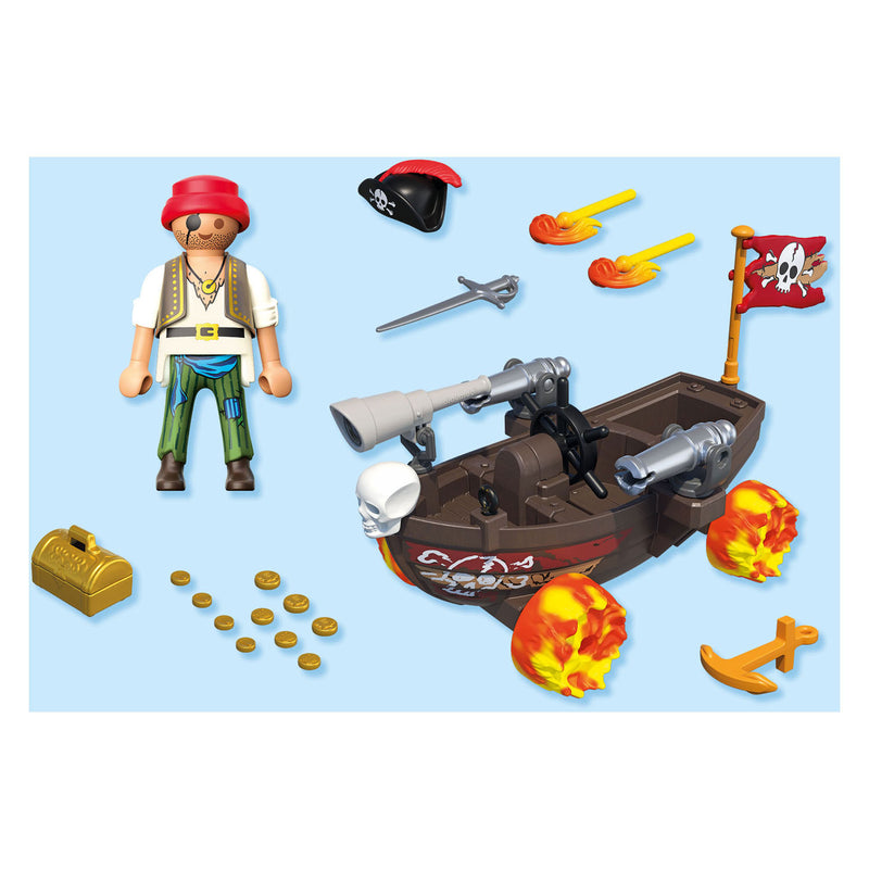 Load image into Gallery viewer, Playmobil funstars racende piratenboot -71720
