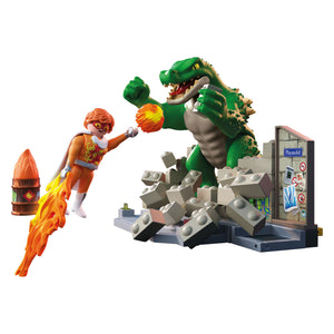Playmobil heldenstrijd tegen de reuzenhagedis - 71831