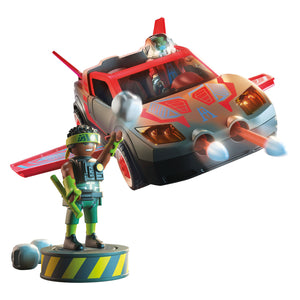 Playmobil held met multifunctioneel voertuig - 71832