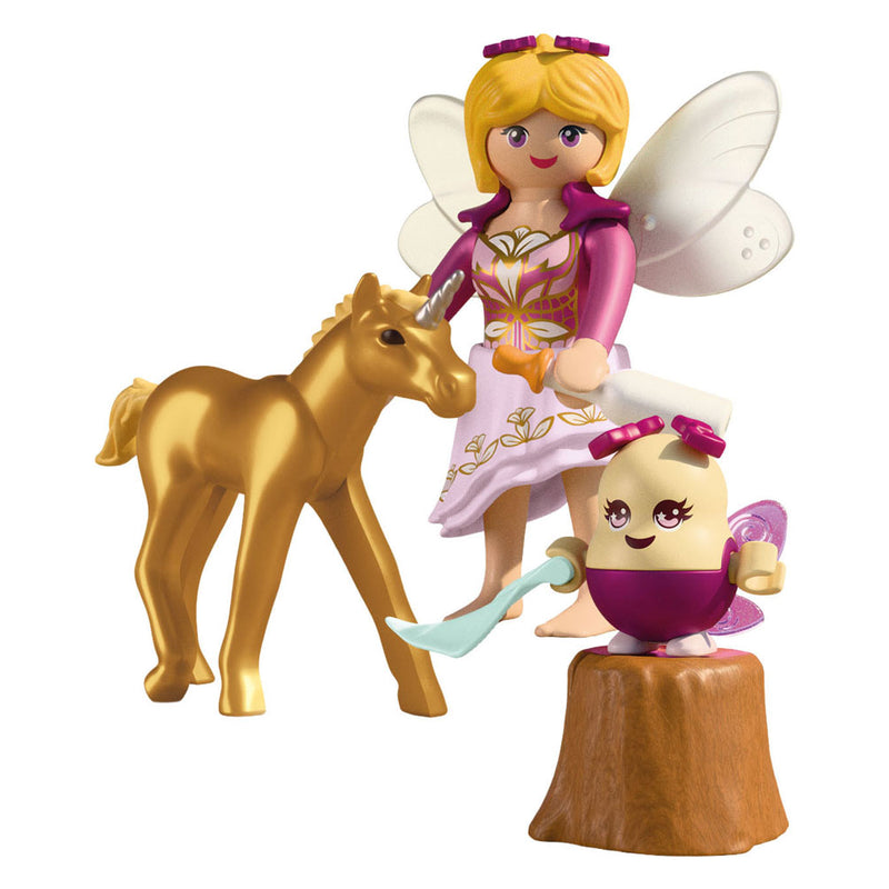 Load image into Gallery viewer, Playmobil gouden eenhoornveulen met fee - 71844
