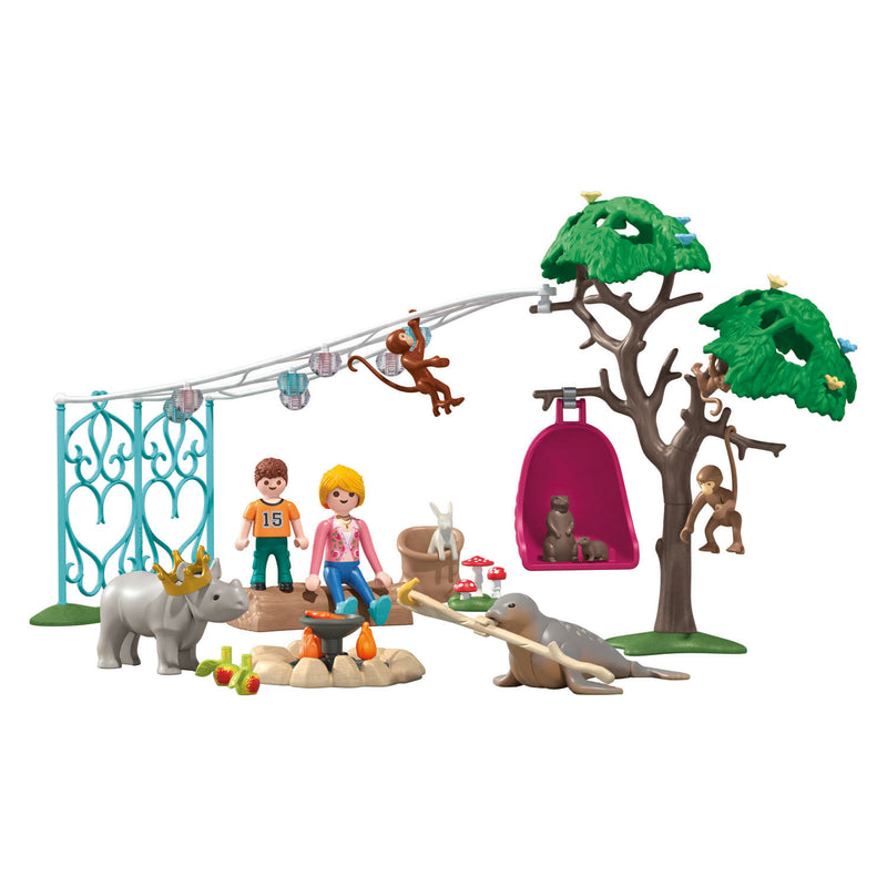 Load image into Gallery viewer, Playmobil animals friends grappig verjaardagsfeestje - 71855

