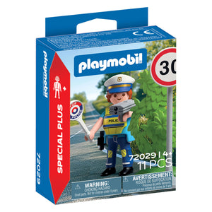 Playmobil specials politieagent met snelheidsradar - 72029