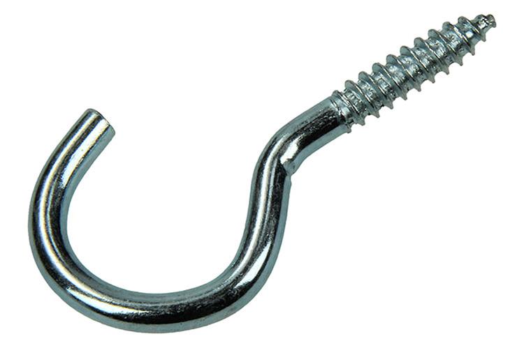 Load image into Gallery viewer, Mack 1017804 - schroefhaak staal verzinkt 3st 6,0 x 60 mm | 5 stuks
