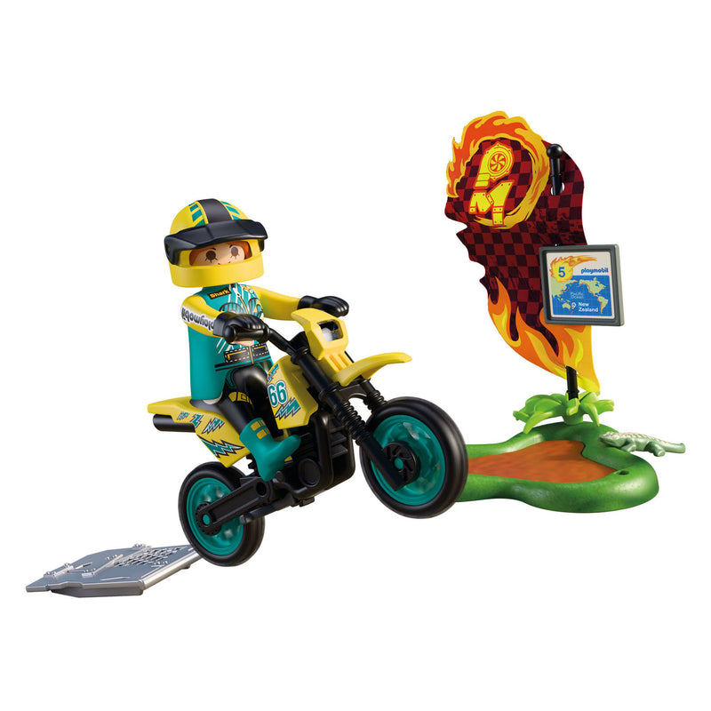Load image into Gallery viewer, Playmobil cars offroad motorfiets - 72065
