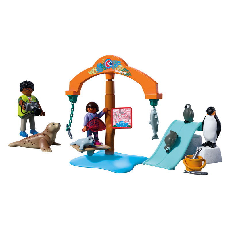 Load image into Gallery viewer, Playmobil animals friends dierentuin ijsexpeditie - 72073
