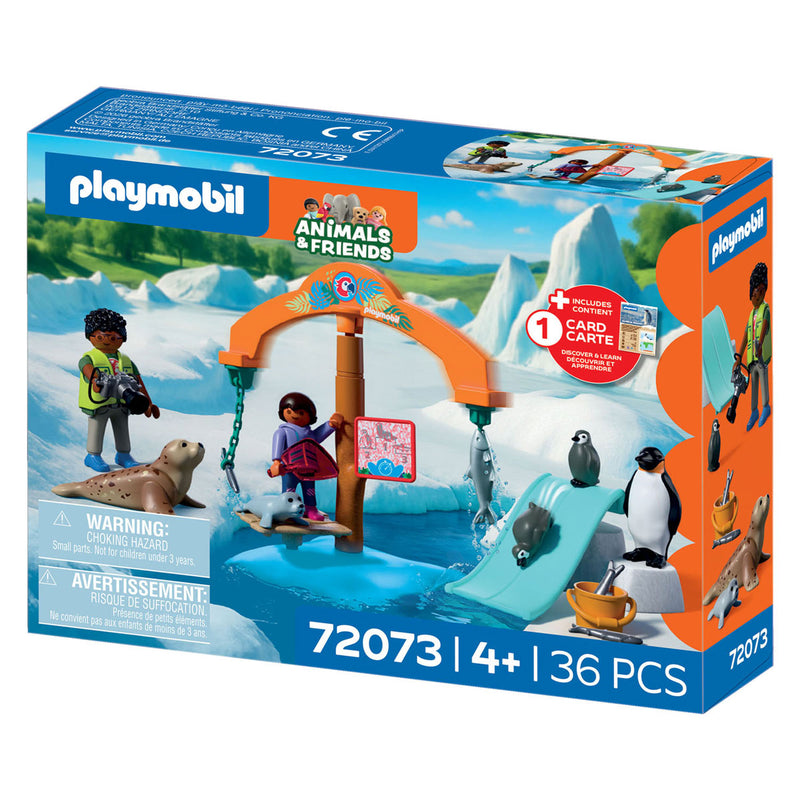 Load image into Gallery viewer, Playmobil animals friends dierentuin ijsexpeditie - 72073
