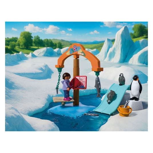 Playmobil animals friends dierentuin ijsexpeditie - 72073