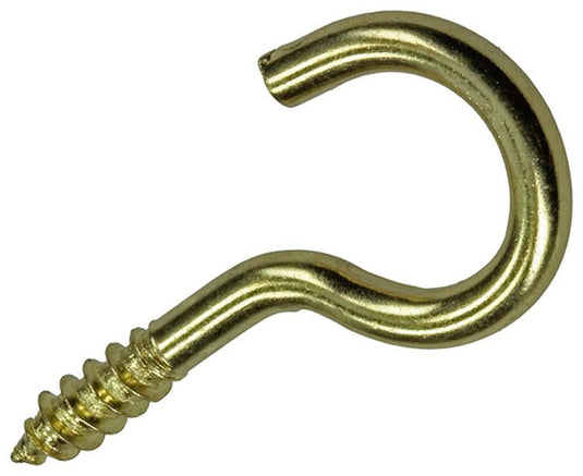 Mack 1019698 - schroefhaak messing 3 st 3,5 x 20mm | 10 stuks