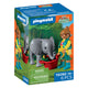 Playmobil animals friends dierentuin babyolifant en dierenverzorger - 72092