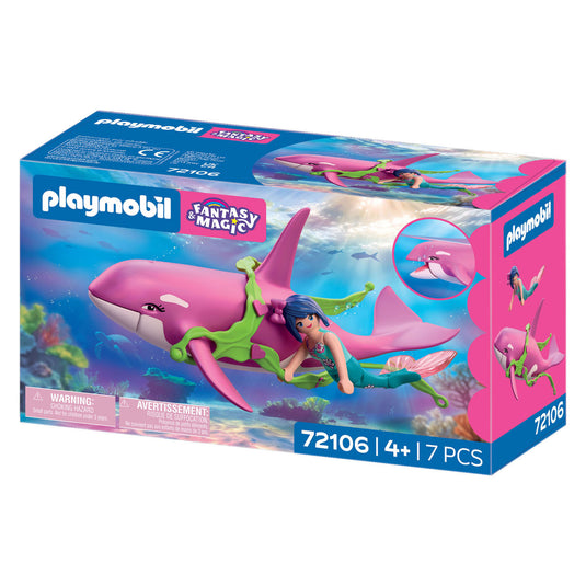 Playmobil fantasy magic orka met zeemeermin - 72106.