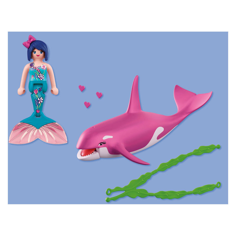 Load image into Gallery viewer, Playmobil fantasy magic orka met zeemeermin - 72106.
