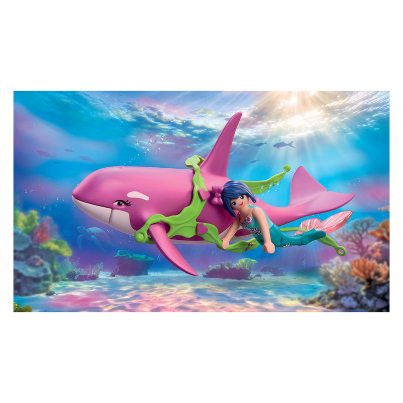 Load image into Gallery viewer, Playmobil fantasy magic orka met zeemeermin - 72106.
