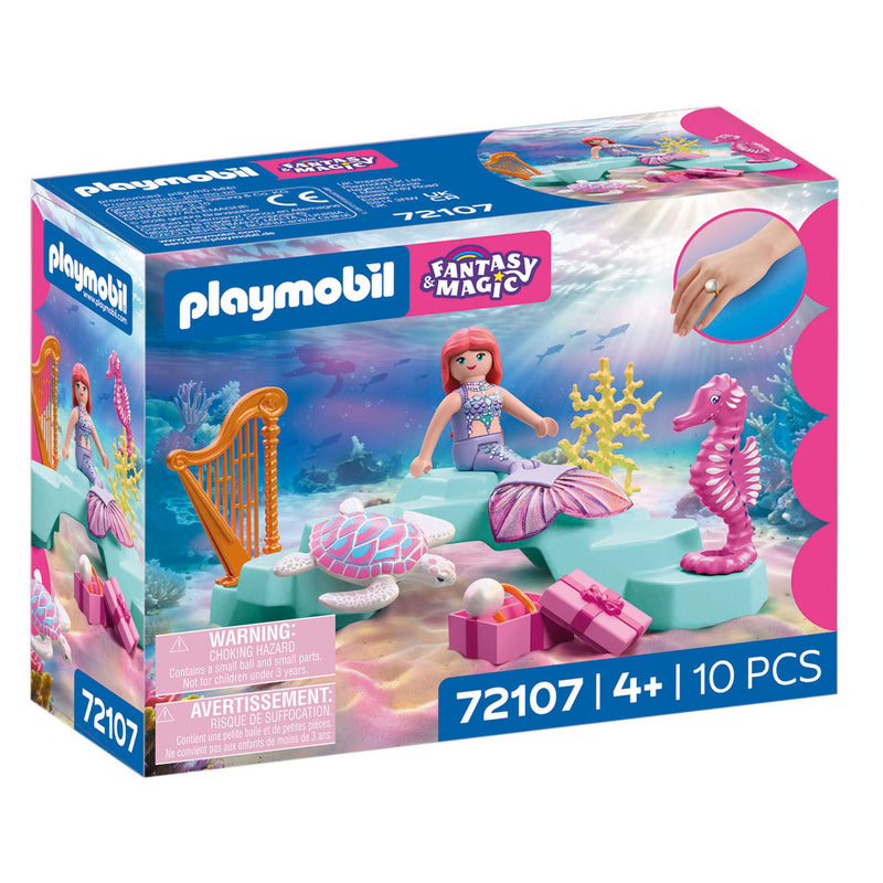 Load image into Gallery viewer, Playmobil fantasy magic zeemeermin met geschenk - 72107
