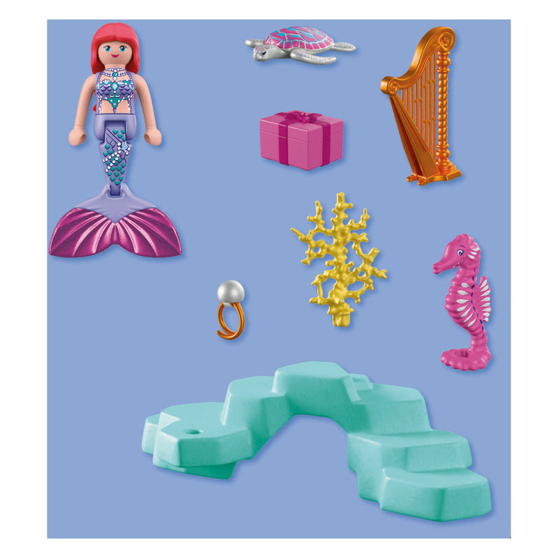 Load image into Gallery viewer, Playmobil fantasy magic zeemeermin met geschenk - 72107
