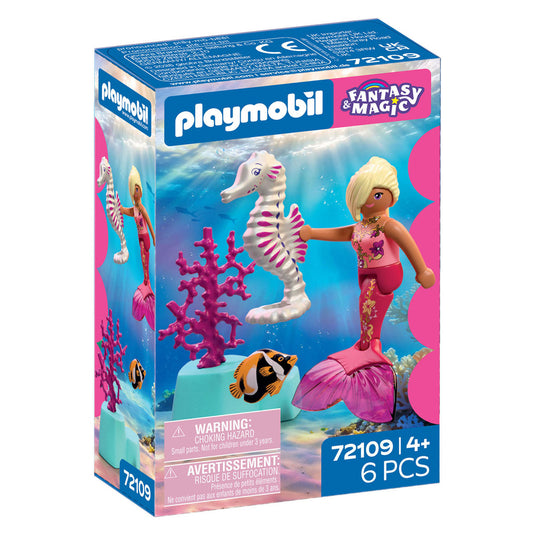 Playmobil fantasy magic zeemeermin met zeepaardje - 72109