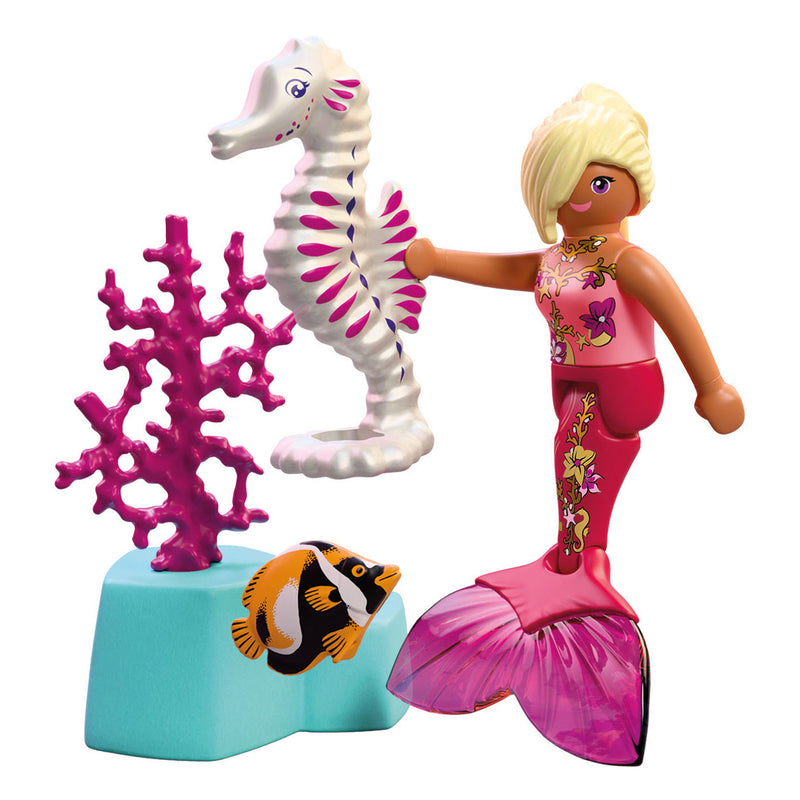 Load image into Gallery viewer, Playmobil fantasy magic zeemeermin met zeepaardje - 72109

