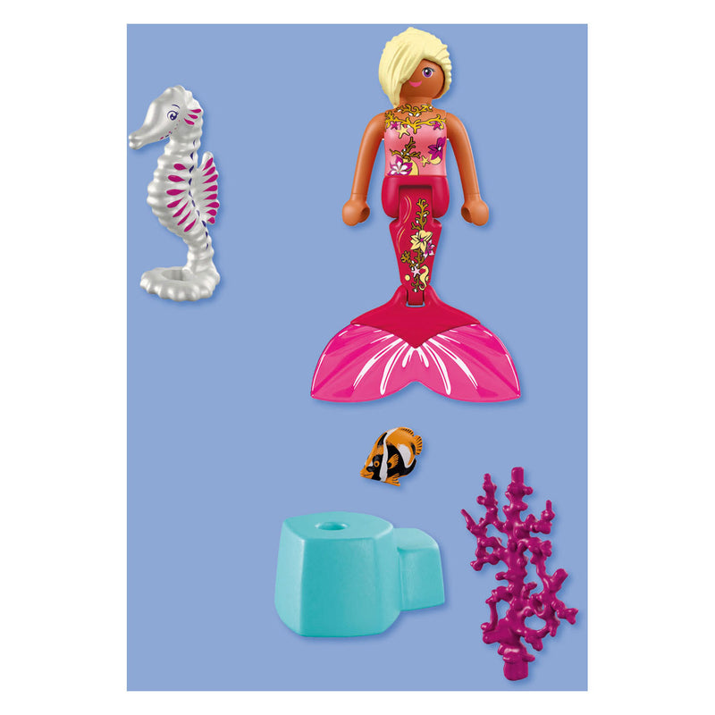 Load image into Gallery viewer, Playmobil fantasy magic zeemeermin met zeepaardje - 72109
