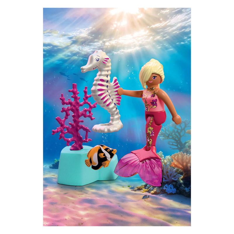 Load image into Gallery viewer, Playmobil fantasy magic zeemeermin met zeepaardje - 72109

