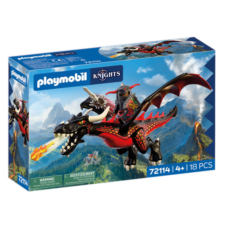 Load image into Gallery viewer, Playmobil knights zwarte draak - 72114
