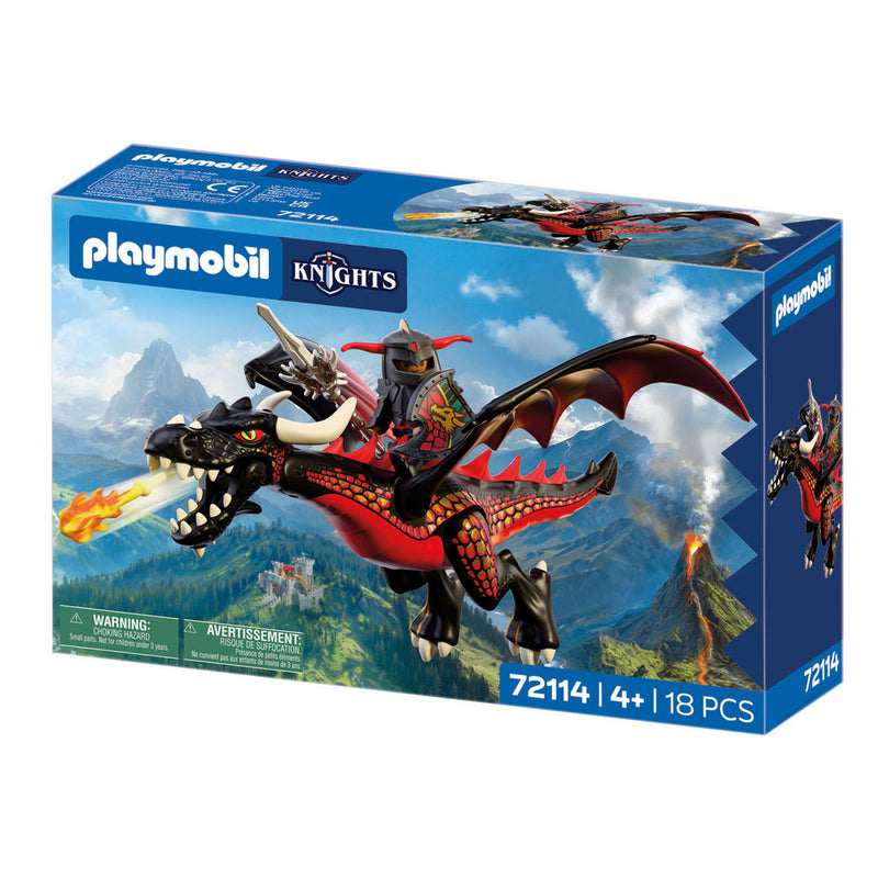 Load image into Gallery viewer, Playmobil knights zwarte draak - 72114
