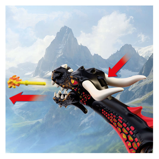 Playmobil knights zwarte draak - 72114