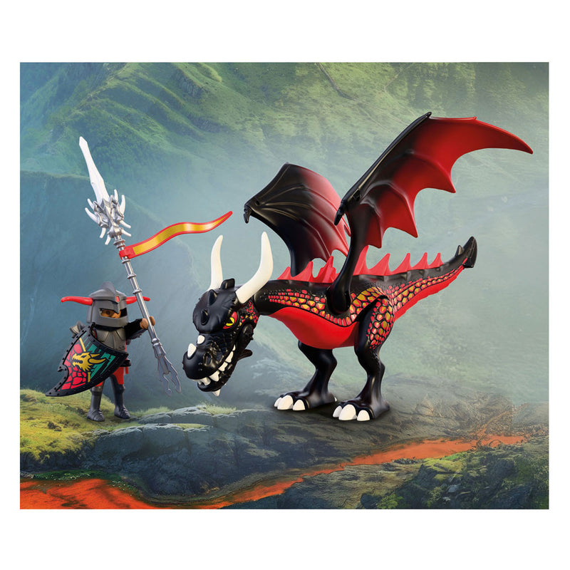 Load image into Gallery viewer, Playmobil knights zwarte draak - 72114
