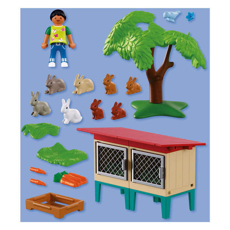 Load image into Gallery viewer, Playmobil country konijnenhok - 72170
