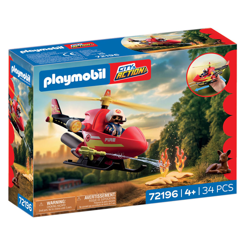 Load image into Gallery viewer, Playmobil city action blushelikopter - 72196
