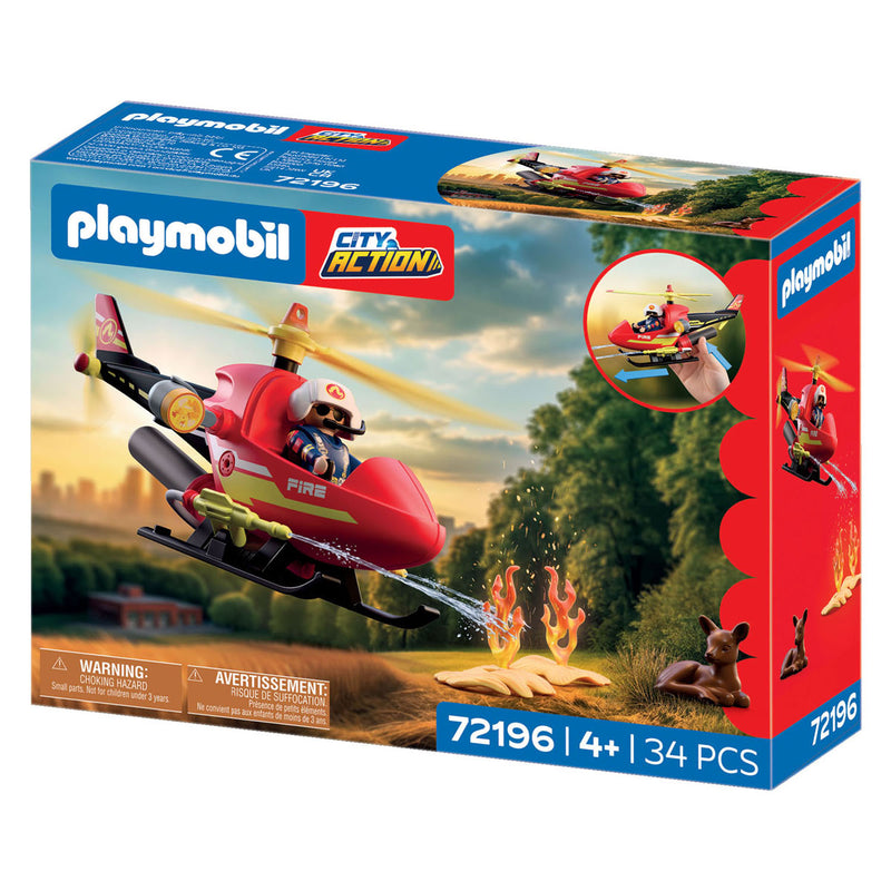 Load image into Gallery viewer, Playmobil city action blushelikopter - 72196
