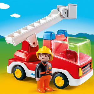 Playmobil Junior Brandweerwagen met Ladder 6967