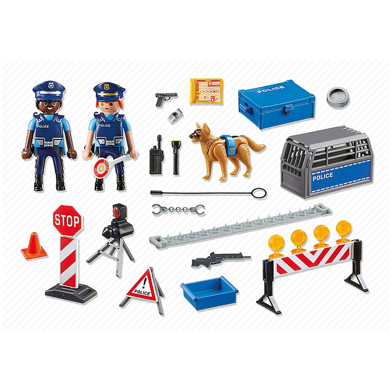Load image into Gallery viewer, Playmobil City Action Politiewegversperring 6924
