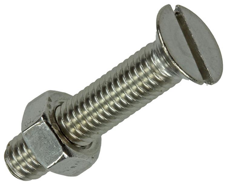 Load image into Gallery viewer, Mack 1019811 - metaalschroef verz. kop + moer rvs 6 st m5x25 | 10 stuks
