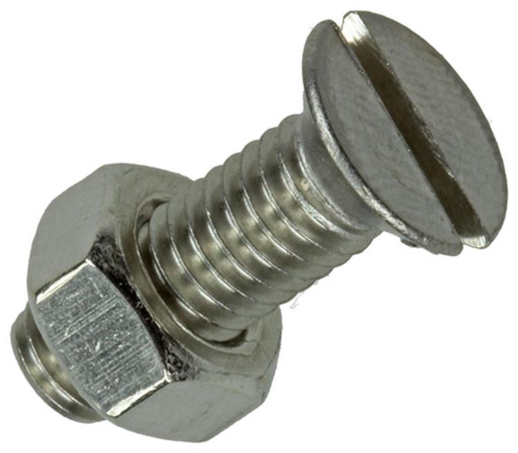 Load image into Gallery viewer, Mack 1019814 - metaalschroef verz. kop + moer rvs 5 st m6x20 | 10 stuks
