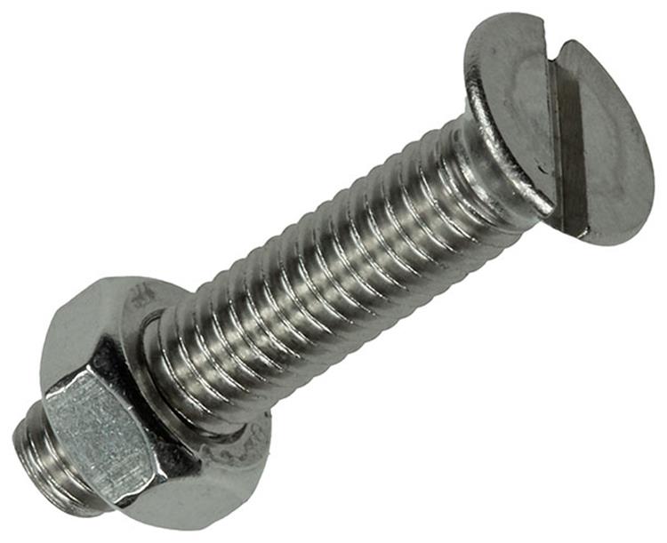 Load image into Gallery viewer, Mack 1019815 - metaalschroef verz. kop + moer rvs 4 st m6x30 | 10 stuks
