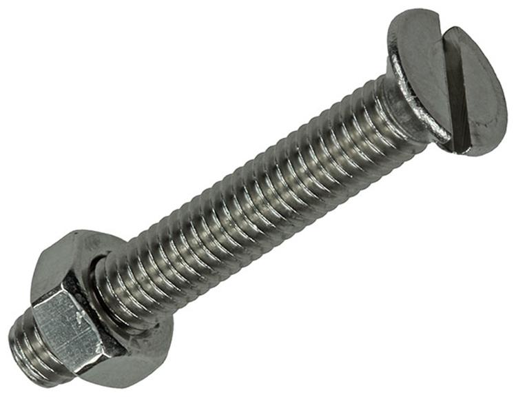 Load image into Gallery viewer, Mack 1019816 - metaalschroef verz. kop + moer rvs 3 st m6x40 | 10 stuks
