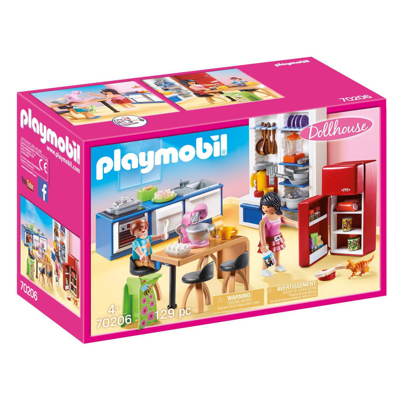 Load image into Gallery viewer, Playmobil dollhouse leefkeuken - 70206
