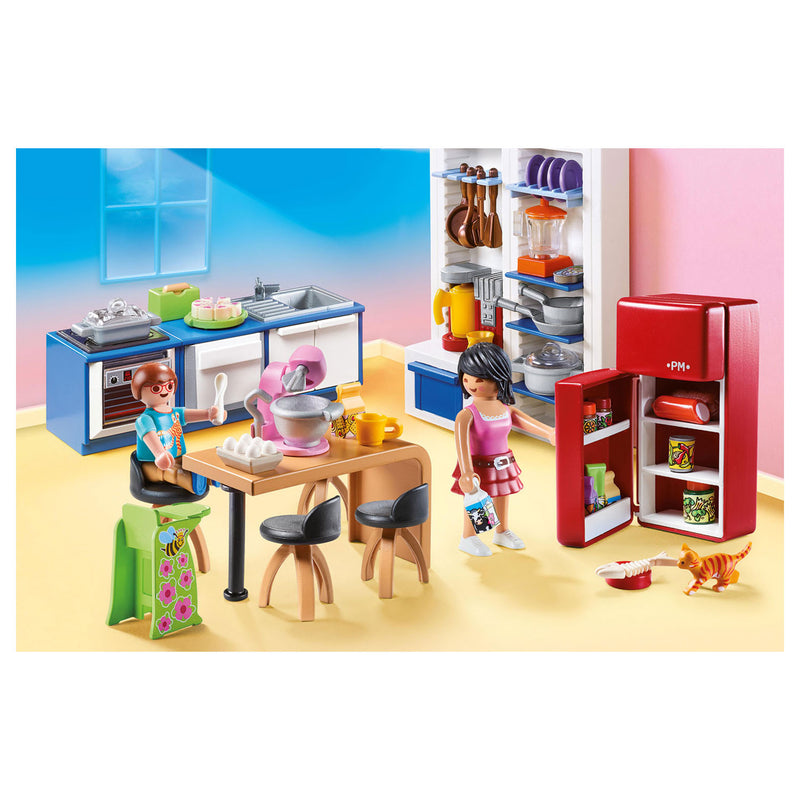 Load image into Gallery viewer, Playmobil Dollhouse Leefkeuken 70206
