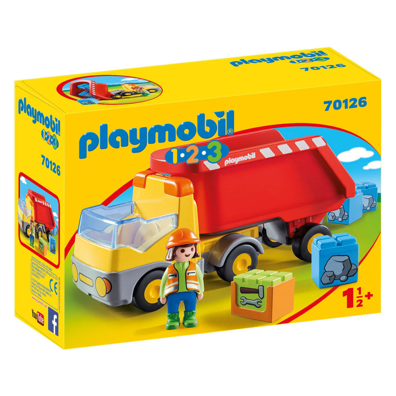 Load image into Gallery viewer, Playmobil 1.2.3. Kiepwagen 70126

