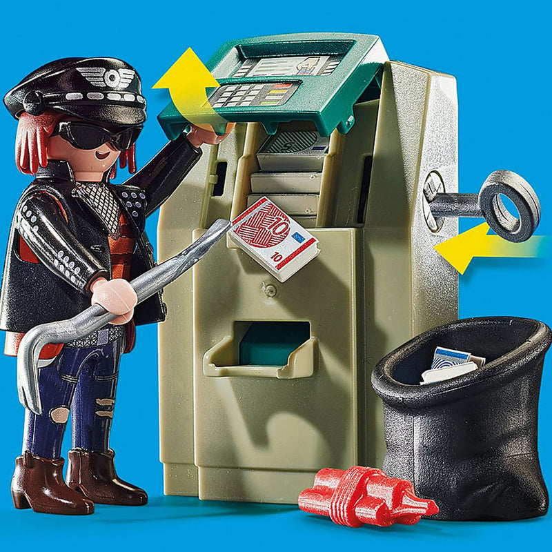 Load image into Gallery viewer, Playmobil city action politiemotor achtervolging van de geldrover - 70572

