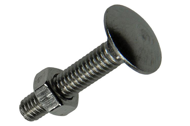 Load image into Gallery viewer, Mack 1019907 - houtbout + moer roestvrijstaal 5 st m6x30 mm | 10 stuks

