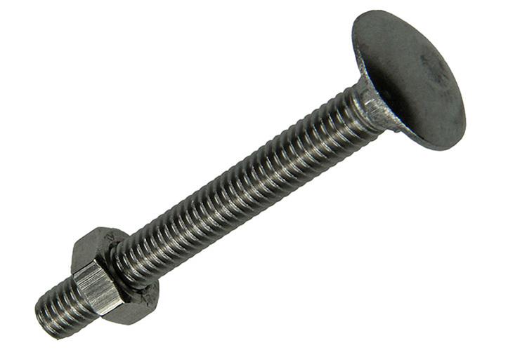 Load image into Gallery viewer, Mack 1019909 - houtbout + moer roestvrijstaal 3 st m6 x 50 mm | 10 stuks
