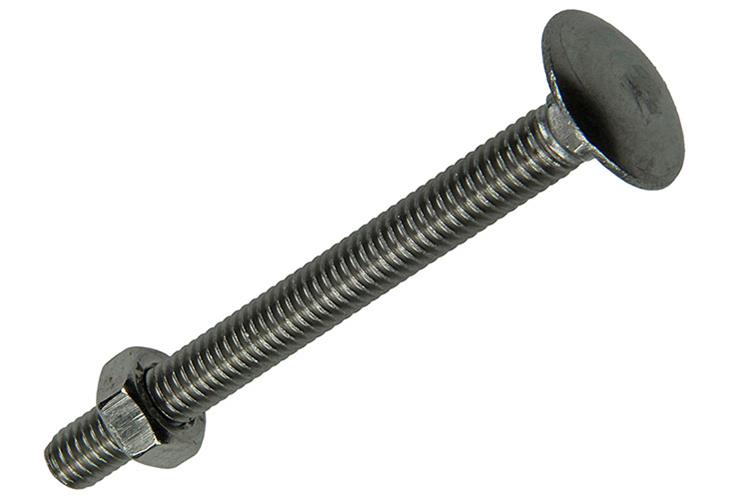Load image into Gallery viewer, Mack 1019910 - houtbout + moer roestvrijstaal 2 st m6 x 60 mm | 10 stuks
